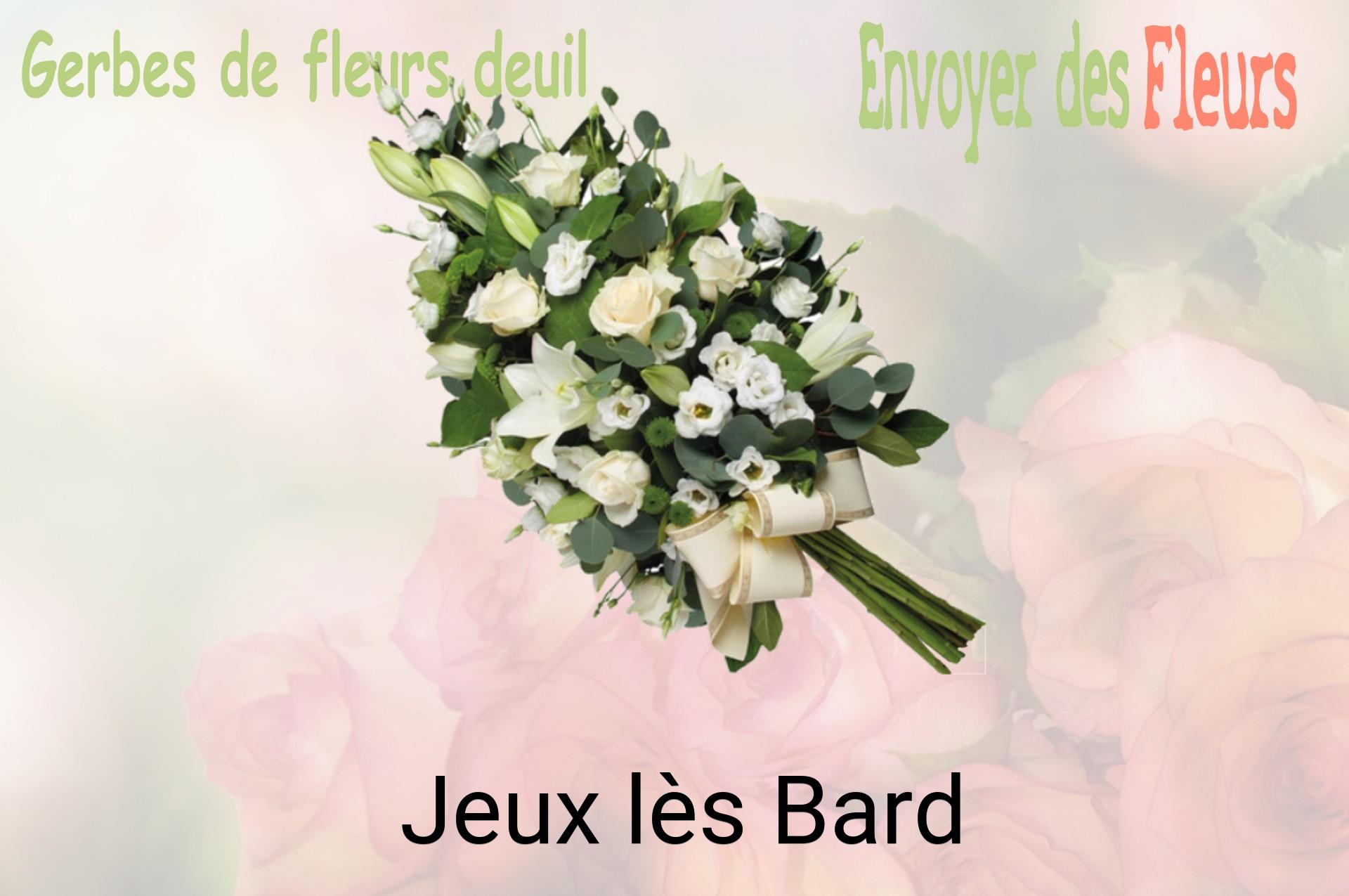 Gerbe de fleurs de deuil livrée à Jeux-lès-Bard